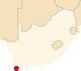 Situation géographique de la ville de Gansbaai