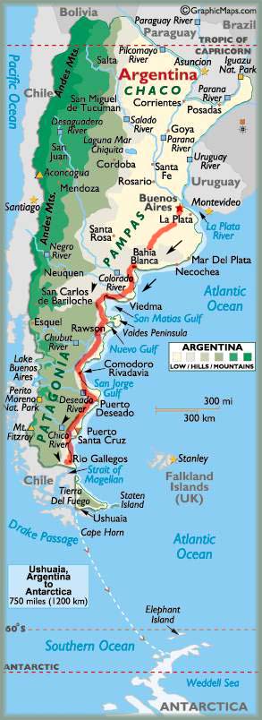 Carte Argentine