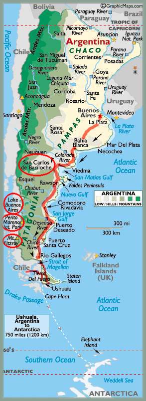 Carte Argentine