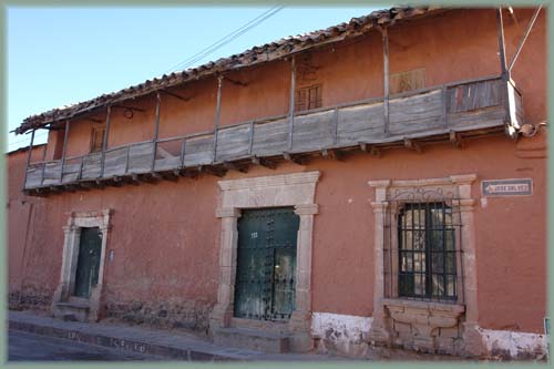Pérou, village rose