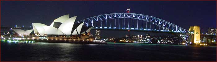 Sydney by night