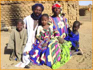 Famille burkinabé