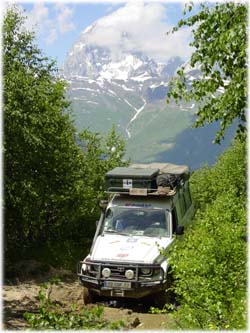 Sur la piste d'Ushguli