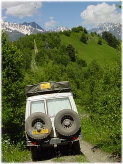 Sur la piste d'Ushguli