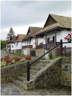 Traditional house in the village of Holloko