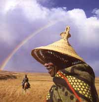 le mokorotlo, chapeau basuto