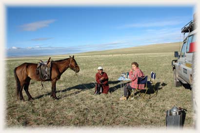 Mongolie - Bivouac