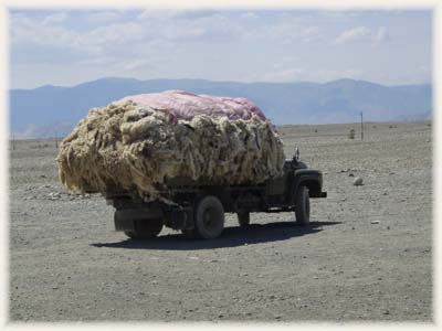 Feutre laine - Mongolie