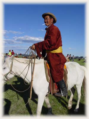 Cavalier de Mongolie