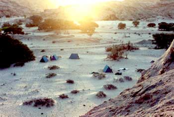 Bivouac en Namibie