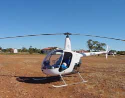 Hélicoptère, mustering Australie