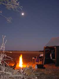 Bivouac dans l'Outback Australie