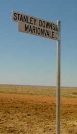 Sign road Australie