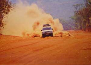 Piste d'Australie et son "bull dust"