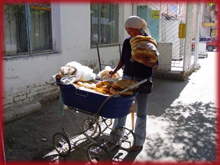 Naan, pain Ouzbékistan
