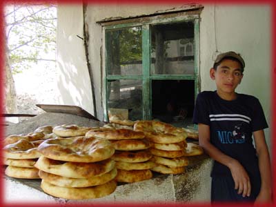 Naan, pain Ouzbékistan