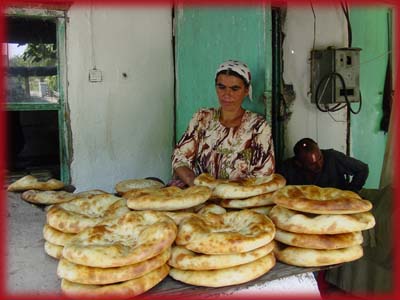 Naan, pain Ouzbékistan