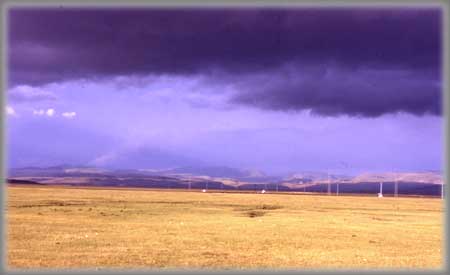 Un gros orage en  persective !